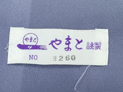 平和屋着物●小紋　雪芝舞花文　黒地　やまと誂製　洗える着物　CABG8414th