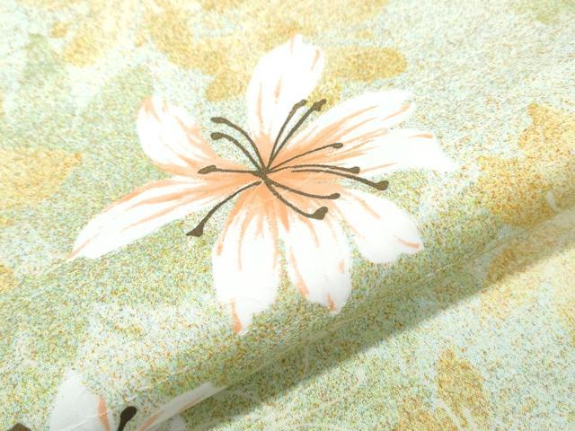平和屋着物●小紋　舞花文　洗える着物　CABG8418th