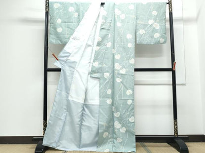 平和屋着物●小紋　蔦の葉文　洗える着物　CABG8420th