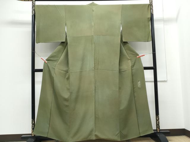 平和屋着物●染色作家　斉藤三才　小紋　霞文　暈し染め　正絹　逸品　CABG8426th