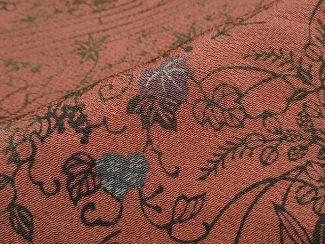 平和屋着物●上質な小紋　吉祥花間道　正絹　逸品　未使用　CABG8430th