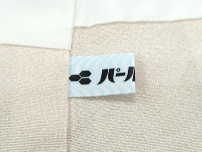 平和屋着物●訪問着　駒刺繍　雲重ね花文　金彩　正絹　逸品　CABG8434th