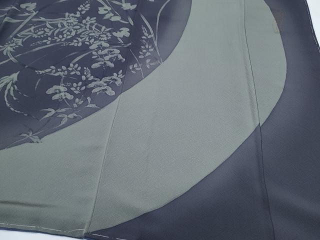 平和屋着物●世界的人形師　辻村寿三郎　ジュサブロー　訪問着　刺繍　草花文　暈し染め　正絹　逸品　CABG8435th
