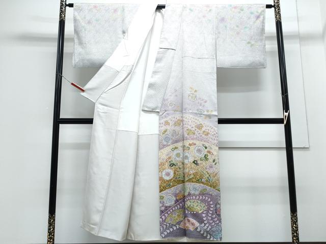 平和屋着物●吉乃一廉　幻の辻が花　訪問着　総絞り　辻が花　暈し染め　正絹　逸品　CABG8436th