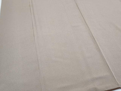 平和屋着物●伝統工芸師　服部光擴　江戸小紋　万筋　生成り色×胡桃染色　正絹　逸品　CABG8446th