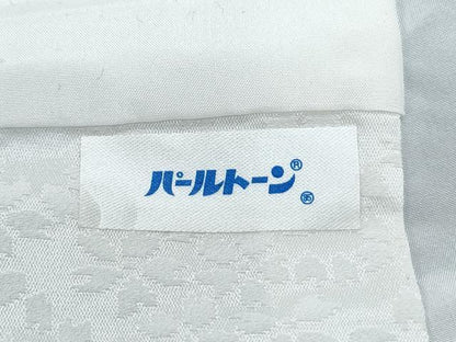 平和屋着物●豪華振袖　花蝶文　暈し染め　黒地　銀通し地　正絹　逸品　CABG8453th