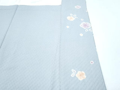平和屋着物●訪問着　絞り　草花文　暈し染め　金銀彩　ますいわ屋扱い　正絹　逸品　CABG8454th
