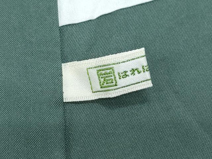 平和屋着物●京の名門　じゅらく謹製　訪問着　紬地　漢方草木染　風景文　正絹　逸品　CABG8461th