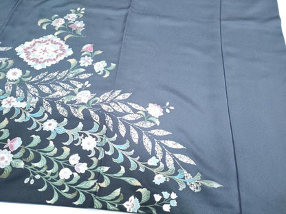 平和屋着物●訪問着　正倉院鳳凰花文　暈し染め　金彩　正絹　逸品　CABG8470th