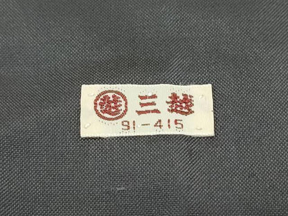 平和屋着物●本場大島紬　9マルキ　花蝶文　三越扱い　正絹　逸品　CABG8481th