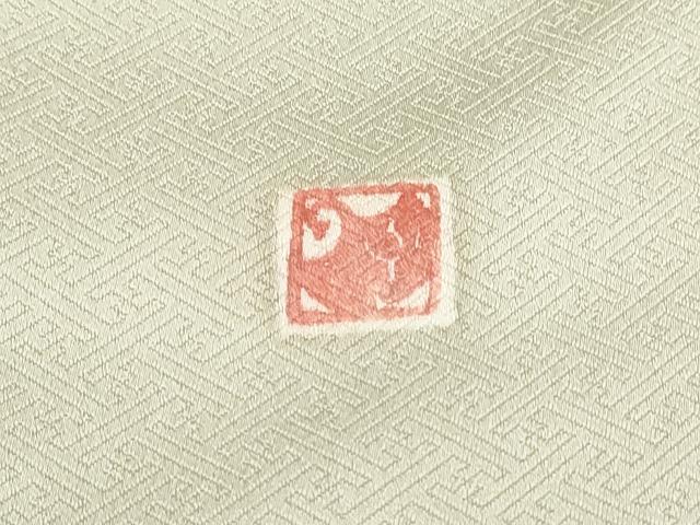 平和屋着物●訪問着　駒刺繍　溢れ松葉　金彩　正絹　逸品　CABG8482th