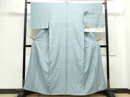 平和屋着物●小紋　京友禅　竹林の妖精　夢ロマン　反端付き　CABG8487th