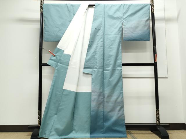 平和屋着物●訪問着　本場染大島紬　霞文　正絹　逸品　CABG8491th