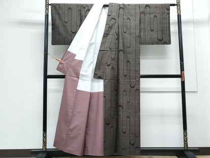 平和屋着物●本場大島紬　吉祥文　正絹　逸品　CABG8503th
