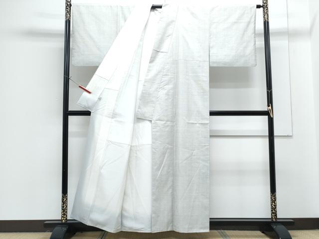 平和屋着物●本場大島紬　白大島　9マルキ　正絹　逸品　CABG8504th