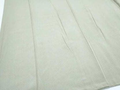 平和屋着物●上質な色無地　灰汁色　正絹　逸品　CABG8509th
