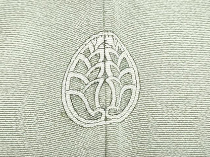 平和屋着物●上質な色無地　灰汁色　正絹　逸品　CABG8509th
