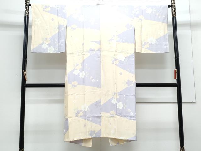 平和屋着物●長襦袢　無双仕立て　舞花文　正絹　逸品　CABG8522th