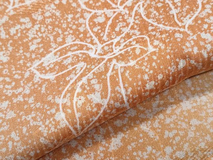 平和屋着物●長襦袢　無双仕立て　草花文　暈し染め　正絹　逸品　CABG8523th