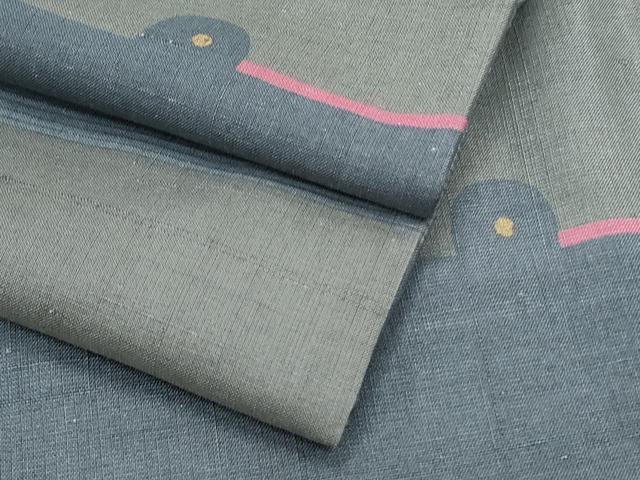 平和屋着物●Maru　Factory　丸山正　紬　吉祥文　金彩　ロング丈　正絹　逸品　CABG8527th
