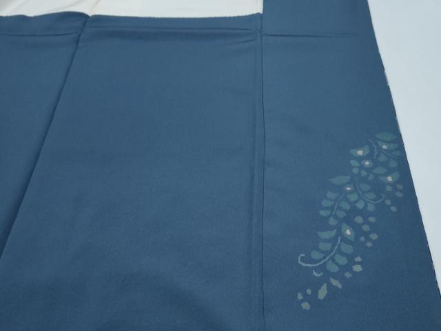 平和屋着物●訪問着　草花文　暈し染め　金彩　正絹　逸品　CABG8528th