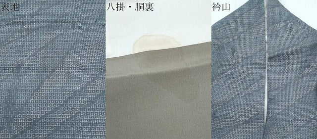 平和屋着物●本場結城紬　80亀甲　吉祥文　ロング丈　正絹　逸品　CABG8530th