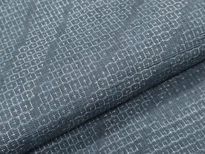 平和屋着物●本場結城紬　80亀甲　吉祥文　ロング丈　正絹　逸品　CABG8530th