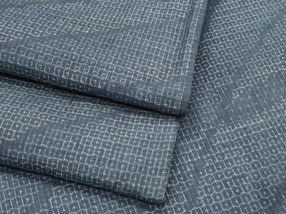 平和屋着物●本場結城紬　80亀甲　吉祥文　ロング丈　正絹　逸品　CABG8530th