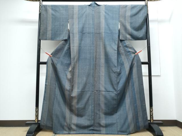 平和屋着物●上質な紬　吉祥間道　正絹　逸品　CABG8531th