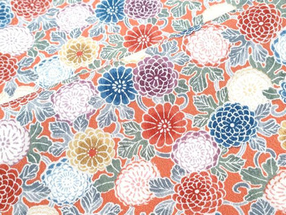 平和屋着物■上質な小紋　花唐草文　正絹　逸品　CABG8539th