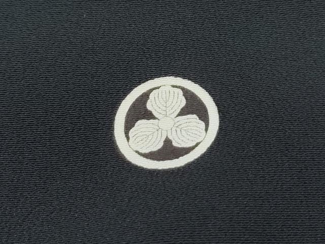 平和屋着物■豪華黒留袖 駒刺繍 地紙飛鶴風景文 金彩 三越扱い 正絹 逸品 CABG8542th