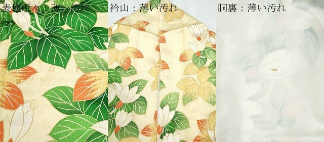 平和屋着物■訪問着 草花文 金彩 正絹 逸品 CABG8561th