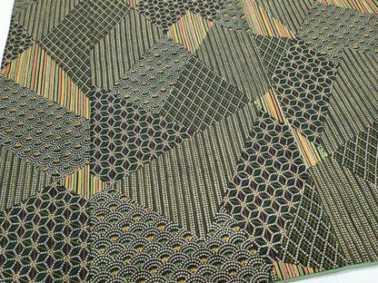 平和屋着物■上質な小紋 切嵌吉祥文 正絹 逸品 CABG8562th