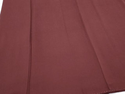 平和屋着物■上質な色無地 葡萄茶色 正絹 逸品 CABG8566th