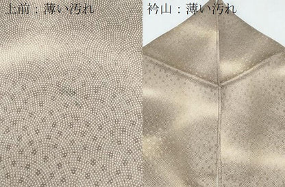 平和屋着物■上質な小紋　霞文　暈し染め　正絹　逸品　CABG8568th