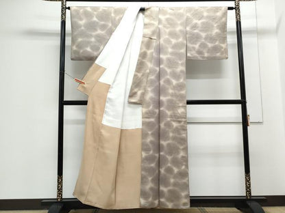 平和屋着物■上質な小紋　霞文　暈し染め　正絹　逸品　CABG8568th