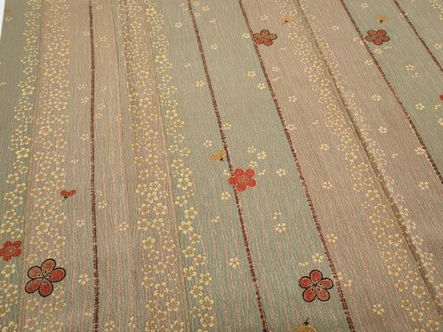 平和屋着物■上質な小紋 花間道 金彩 正絹 逸品 CABG8569th