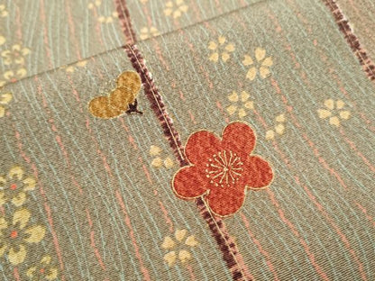 平和屋着物■上質な小紋 花間道 金彩 正絹 逸品 CABG8569th