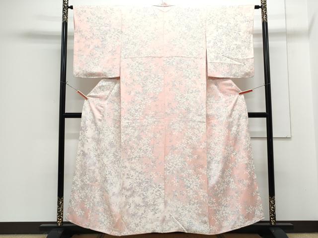 平和屋着物■訪問着　草花文　暈し染め　正絹　逸品　CABG8573th