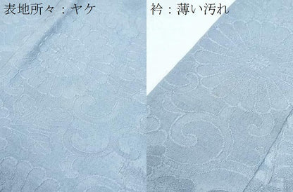 平和屋着物■上質な色無地　花唐草地紋　薄花色　正絹　逸品　CABG8574th