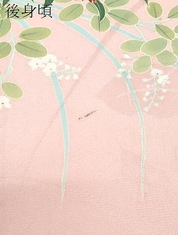 平和屋着物＊夏物　訪問着　舞蝶紋紗　花籠文　金彩　正絹　逸品　CABG8578th