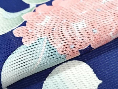 平和屋着物＊夏物　小紋　絽　紫陽花　正絹　逸品　CABG8585th