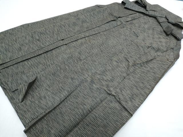 平和屋着物＊夏物　男性　行灯袴　絽　霞文　正絹　逸品　CABG8591th