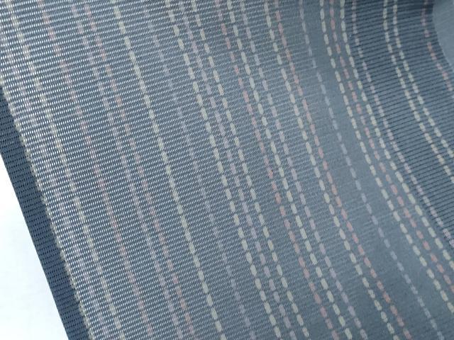 平和屋着物＊夏物　小紋　絽　間道　正絹　逸品　CABG8596th