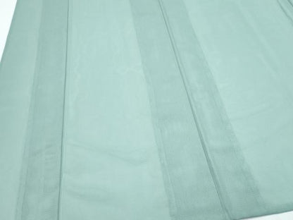 平和屋着物＊夏物　色無地　絽　青竹色　洗える着物　CABG8600th
