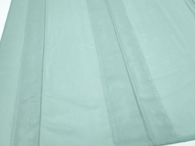 平和屋着物＊夏物　色無地　絽　青竹色　洗える着物　CABG8600th