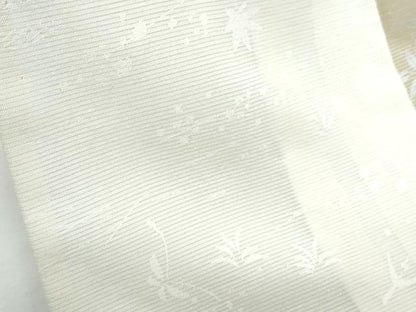 平和屋着物＊夏物　中国三大刺繍　相良刺繍　訪問着　絽　短冊花文　暈し染め　金彩　正絹　逸品　CABG8607th