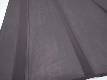 平和屋着物＊夏物　色無地　絽　黒紅色　正絹　逸品　未使用　CABG8608th