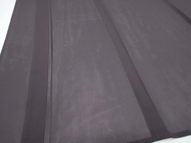 平和屋着物＊夏物　色無地　絽　黒紅色　正絹　逸品　未使用　CABG8608th
