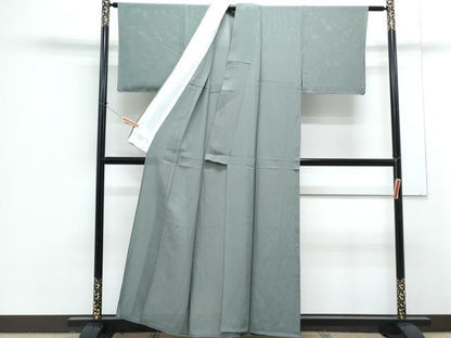 平和屋着物＊夏物　色無地　絽　薄青色　正絹　逸品　未使用　CABG8610th